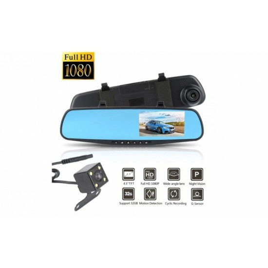 Oglinda retrovizoare cu camera fata-spate, ecran 4,3 inch, night vision - Auto&Moto - oferit de sellsell.ro Oglinda retrovizoare cu camera fata-spate, ecran 4,3 inch, night vision - Auto&Moto - oferit de sellsell.ro