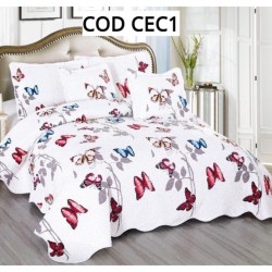 CUVERTURA PAT DUBLU 5 PIESE BUMBAC COD CEC1 CUVERTURA PAT DUBLU 5 PIESE BUMBAC COD CEC1