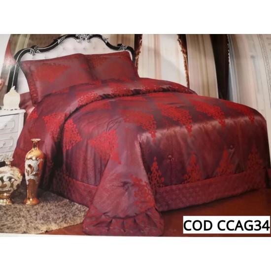 Cuvertura LUX Pat Dublu 3 Piese Cod CCAG34 Cuvertura LUX Pat Dublu 3 Piese Cod CCAG34