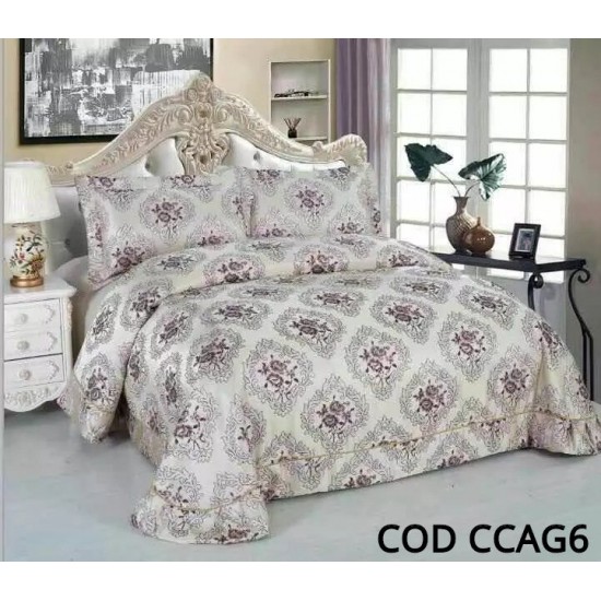 Cuvertura Pat Dublu 3 Piese LUX Cod CCAG6 Cuvertura Pat Dublu 3 Piese LUX Cod CCAG6