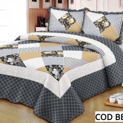 Cuvertura Pat Dublu 3 Piese Bumbac Satinat Cod BBS12 Cuvertura Pat Dublu 3 Piese Bumbac Satinat Cod BBS12