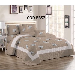 Cuvertura Pat Dublu 3 Piese Bumbac Satinat Cod BBS7