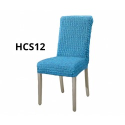 SET 6 HUSE CREPONATE PENTRU SCAUNE BLEU COD HCS12