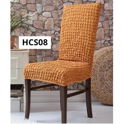 SET 6 HUSE CREPONATE PENTRU SCAUNE CONIAC DESCHIS COD HCS08