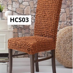 SET 6 HUSE CREPONATE PENTRU SCAUNE CONIAC INCHIS COD HCS03
