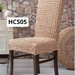 SET 6 HUSE CREPONATE PENTRU SCAUNE MARO DESCHIS COD HCS05