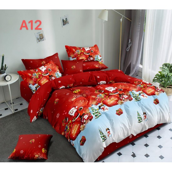 Lenjerie Bumbac Finet 6 Piese MODEL CRACIUN COD A12 Lenjerie Bumbac Finet 6 Piese MODEL CRACIUN COD A12