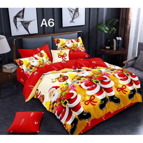 Lenjerie Bumbac Finet 6 Piese MODEL CRACIUN COD A6 Lenjerie Bumbac Finet 6 Piese MODEL CRACIUN COD A6