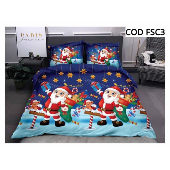 LENJERIE BUMBAC FINET 6 PIESE MODEL CRACIUN COD FSC3 LENJERIE BUMBAC FINET 6 PIESE MODEL CRACIUN COD FSC3