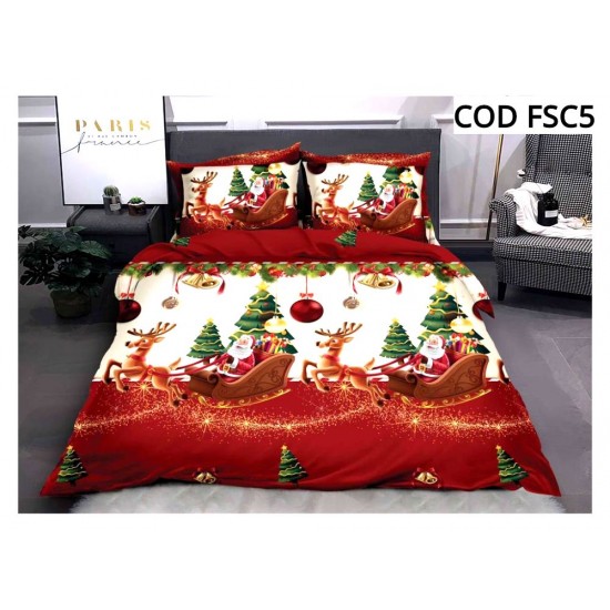 LENJERIE BUMBAC FINET 6 PIESE MODEL CRACIUN COD FSC5 LENJERIE BUMBAC FINET 6 PIESE MODEL CRACIUN COD FSC5