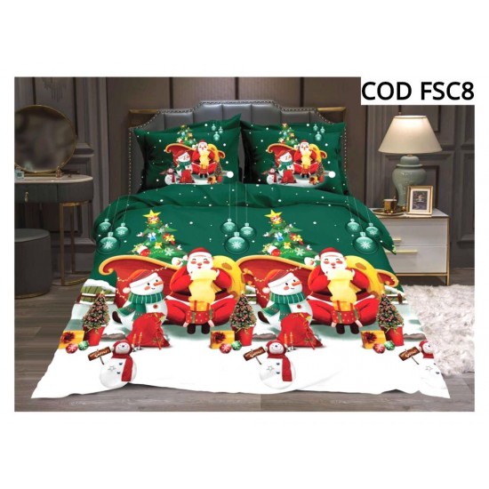 LENJERIE BUMBAC FINET 6 PIESE MODEL CRACIUN COD FSC8 LENJERIE BUMBAC FINET 6 PIESE MODEL CRACIUN COD FSC8