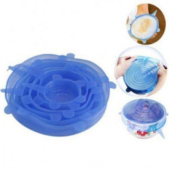 Set 6 capace flexibile din silicon, pentru caserole 1+1 GRATIS Set 6 capace flexibile din silicon, pentru caserole 1+1 GRATIS