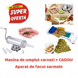 Masina de umplut carnati  + Aparat de facut sarmale CADOU