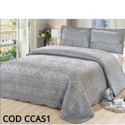 Cuvertura Pat Catifea 3 Piese COD - CCAS1