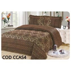 Cuvertura Pat Catifea 3 Piese COD - CCAS4