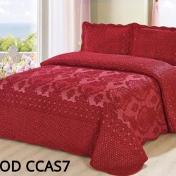 Cuvertura Pat Catifea 3 Piese COD - CCAS7 Cuvertura Pat Catifea 3 Piese COD - CCAS7