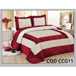 Cuvertura Pat Catifea 3 Piese COD - CCG15