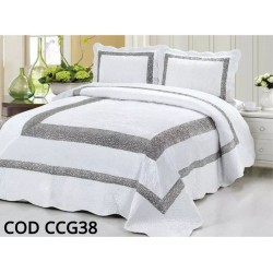 Cuvertura Pat Catifea 3 Piese - COD CCG38