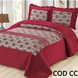 Cuvertura Pat Catifea 3 Piese - Cod CCLAK1 Cuvertura Pat Catifea 3 Piese - Cod CCLAK1