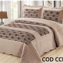 Cuvertura Pat Catifea 3 Piese - Cod CCLAK4 Cuvertura Pat Catifea 3 Piese - Cod CCLAK4