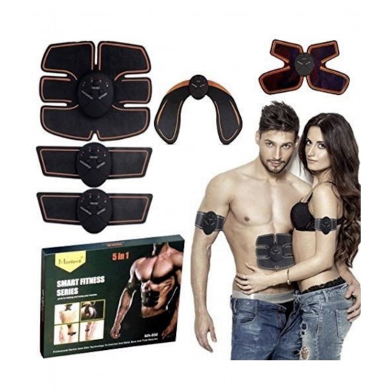 EMS Set electrostimulator 5 in 1 pentru slabire si tonifiere musculatura prin stimuli electrici EMS Set electrostimulator 5 in 1 pentru slabire si tonifiere musculatura prin stimuli electrici