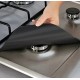Set 4 folii de protectie aragaz, teflon, lavabile, negru