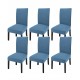 Set 6 huse pentru scaune - ALBASTRU Set 6 huse pentru scaune - ALBASTRU