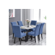 Set 6 huse pentru scaune - ALBASTRU Set 6 huse pentru scaune - ALBASTRU