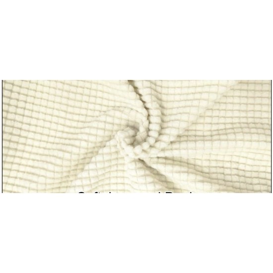 Set 6 huse pentru scaune - CREM UNT