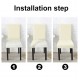 Set 6 huse pentru scaune - CREM UNT