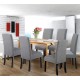 Set 6 huse pentru scaune - GRI DESCHIS Set 6 huse pentru scaune - GRI DESCHIS