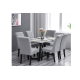 Set 6 huse pentru scaune - GRI DESCHIS Set 6 huse pentru scaune - GRI DESCHIS