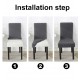 Set 6 huse pentru scaune - GRI INCHIS Set 6 huse pentru scaune - GRI INCHIS