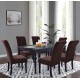 Set 6 huse pentru scaune - MARO INCHIS