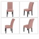 Set 6 huse pentru scaune - ROZ CORAI