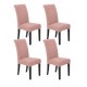Set 6 huse pentru scaune - ROZ CORAI