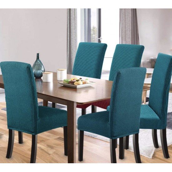 Set 6 huse pentru scaune - VERNIL TURCOAZ Set 6 huse pentru scaune - VERNIL TURCOAZ