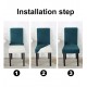 Set 6 huse pentru scaune - VERNIL TURCOAZ Set 6 huse pentru scaune - VERNIL TURCOAZ