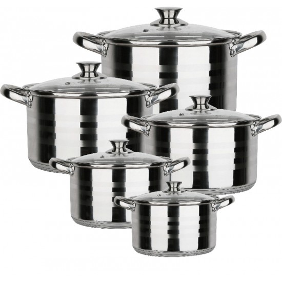 Set oale din Inox 10 piese BL-1424-10 BLAUMANN FOR YOUR HOME Set oale din Inox 10 piese BL-1424-10 BLAUMANN FOR YOUR HOME