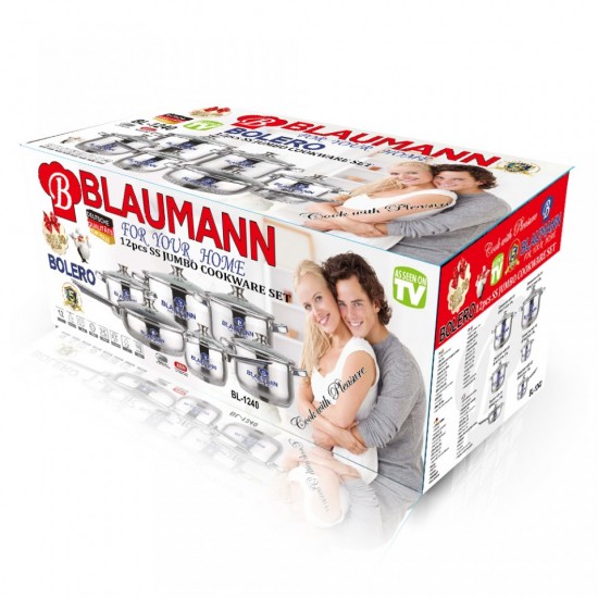 Set Oale din Inox 12 piese BL1240 BLAUMANN FOR YOUR HOME Set Oale din Inox 12 piese BL1240 BLAUMANN FOR YOUR HOME