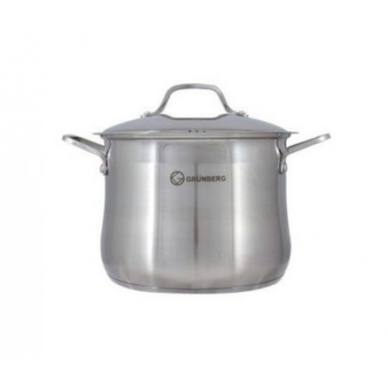 Oala inox cu capac 20cm, 5.5 litri,GRUNBERG, GR 3120 Oala inox cu capac 20cm, 5.5 litri,GRUNBERG, GR 3120