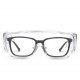 Set 2 perechi ochelari protectie transparenti + Toc ochelari graits
