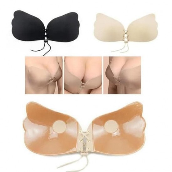 Sutien Magic Bra cu push-up si parte adeziva, fara bretele 1+2 GRATIS