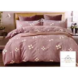 Lenjerie de Pat dublu Casa New Fashion din FINET cu 6 piese cod R-108