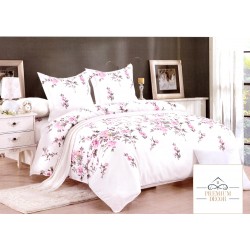 Lenjerie de Pat dublu Casa New Fashion din FINET cu 6 piese cod R-95