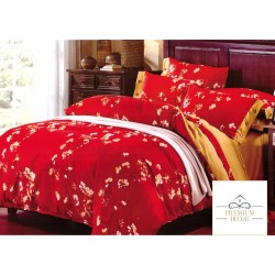 Lenjerie de Pat dublu Casa New Fashion din FINET cu 6 piese cod R-97