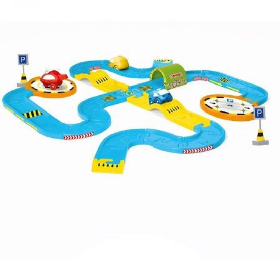 Set pista masinute 56 piese - Articole copii - oferit de sellsell.ro
