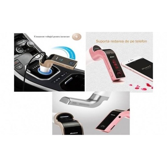 Modulator FM HandsFree Bluetooth - Auto&Moto - oferit de sellsell.ro