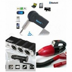 Pachet Aspirator masina + Car Kit Wireless Bluetooth +Tripla auto