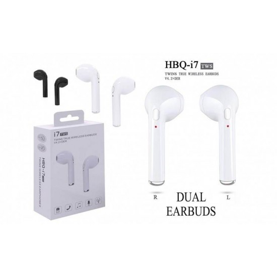 Casti i7 TWS, True Wireless, Bluetooth, incarcator incorporat - Căști - oferit de sellsell.ro